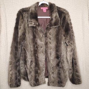 Betsey Johnson Faux fur jacket